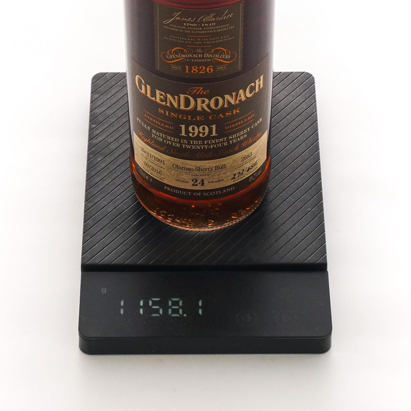 Glendronach 格兰多纳 24年 1991-2016 雪莉单桶#2683
