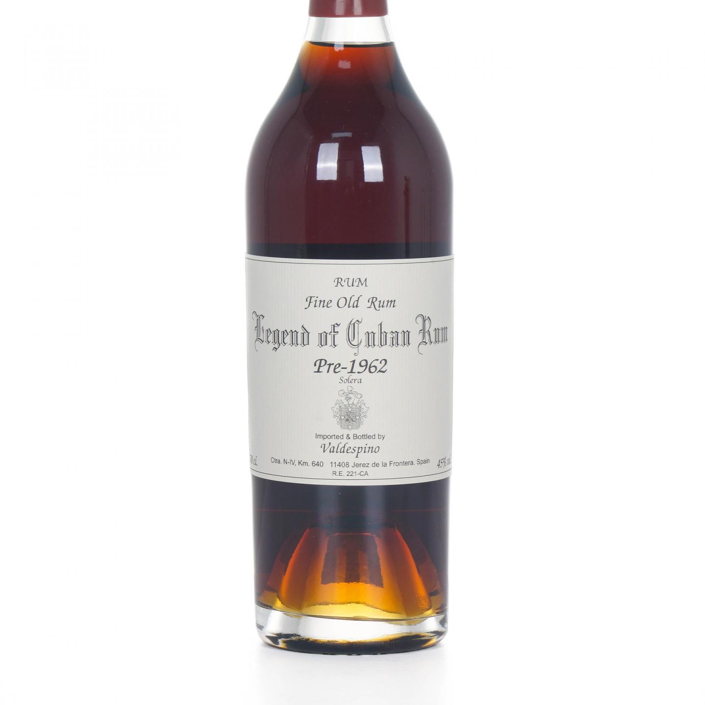 Valdespino Legend of Cuban Rum Pre-1962 朗姆酒