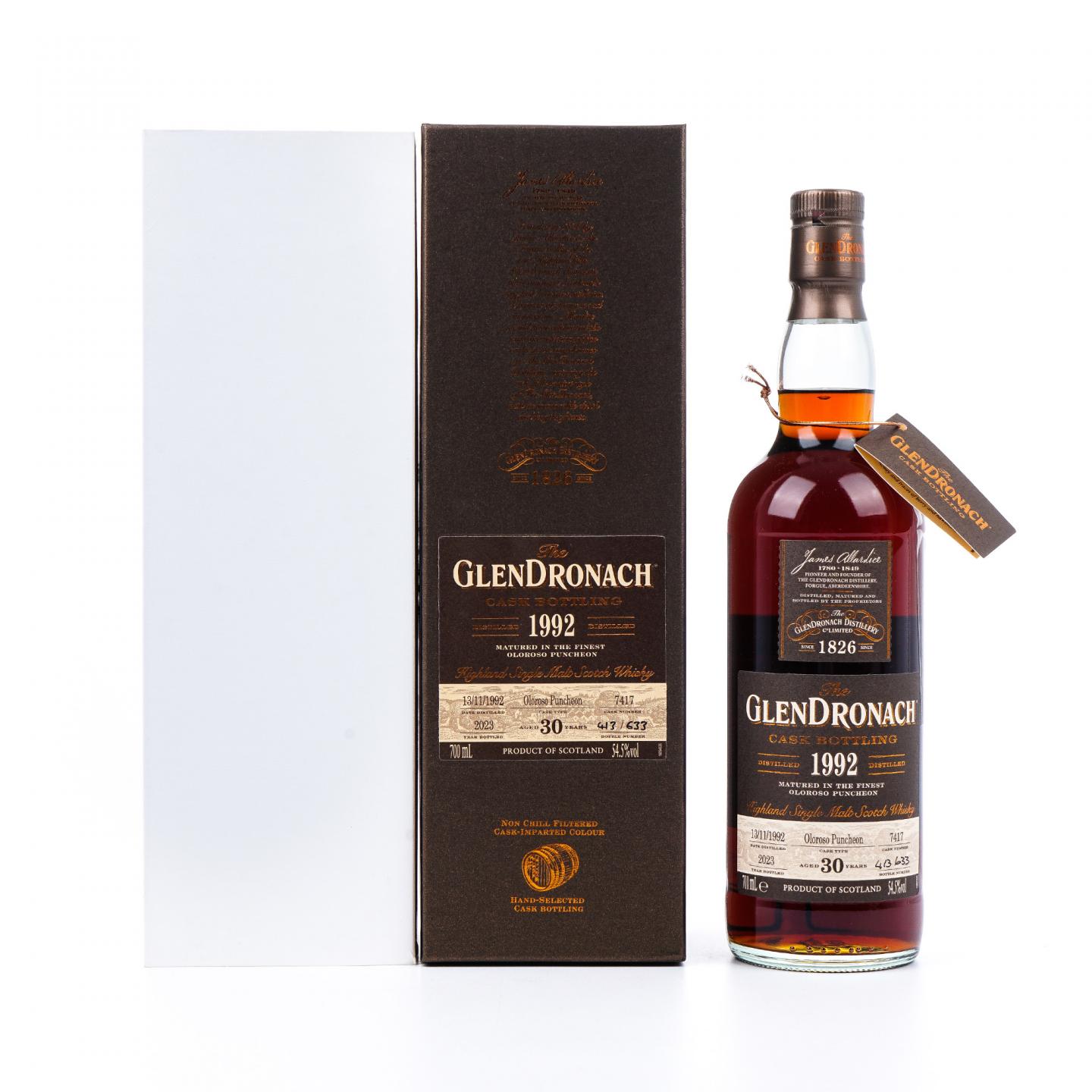Glendronach 格兰多纳 30年 1992-2023 雪莉桶#7417