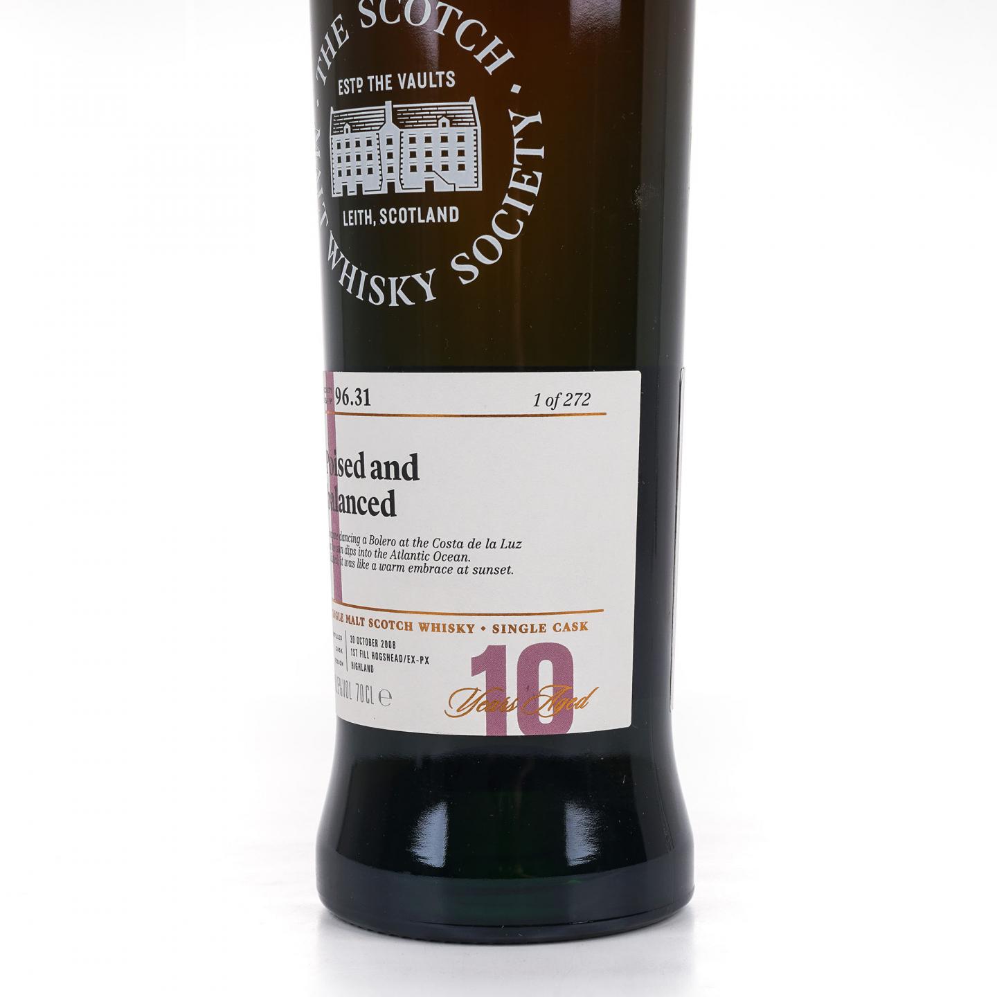 SMWS 96.31 格兰多纳 10年 2008 60.5%Vol.