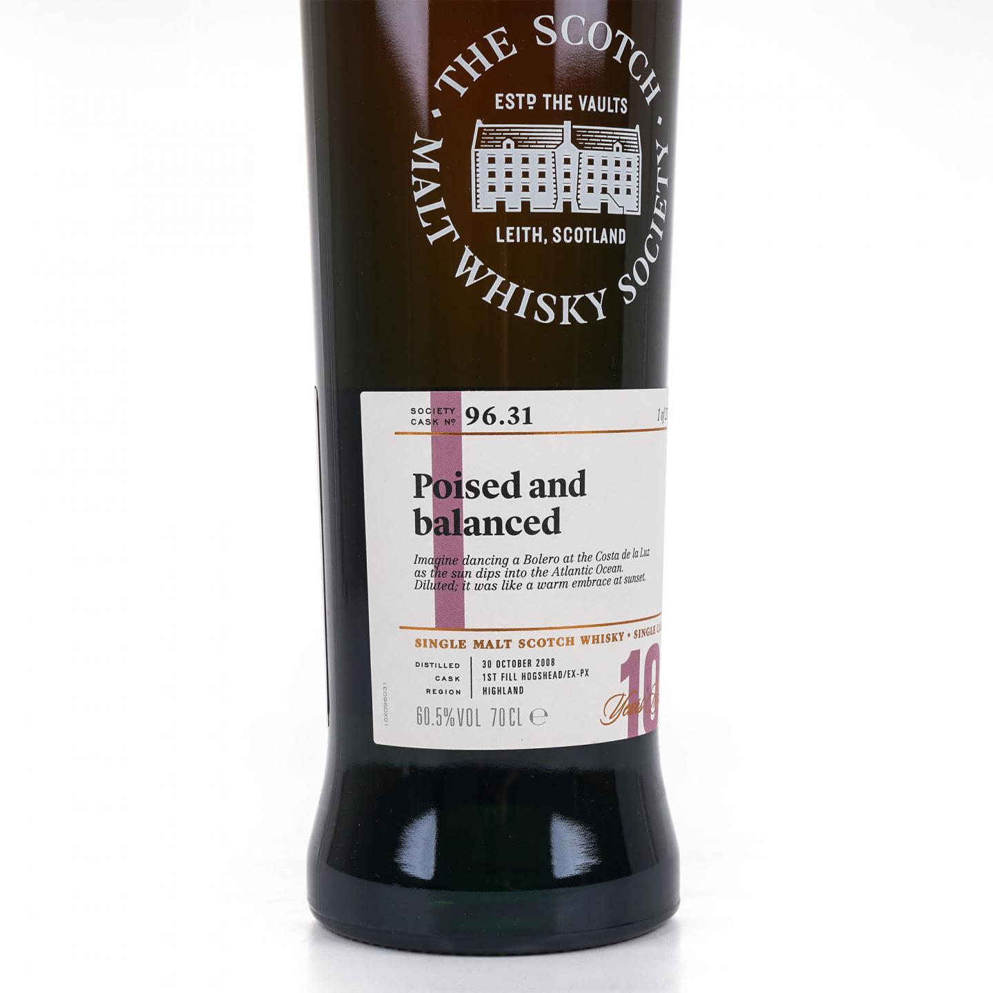 SMWS 96.31 格兰多纳 10年 2008 60.5%Vol.