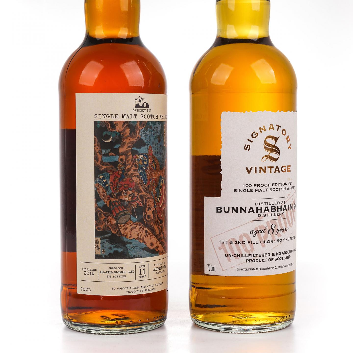 布纳哈本 8年/雅伯莱 11年 2014 2瓶组