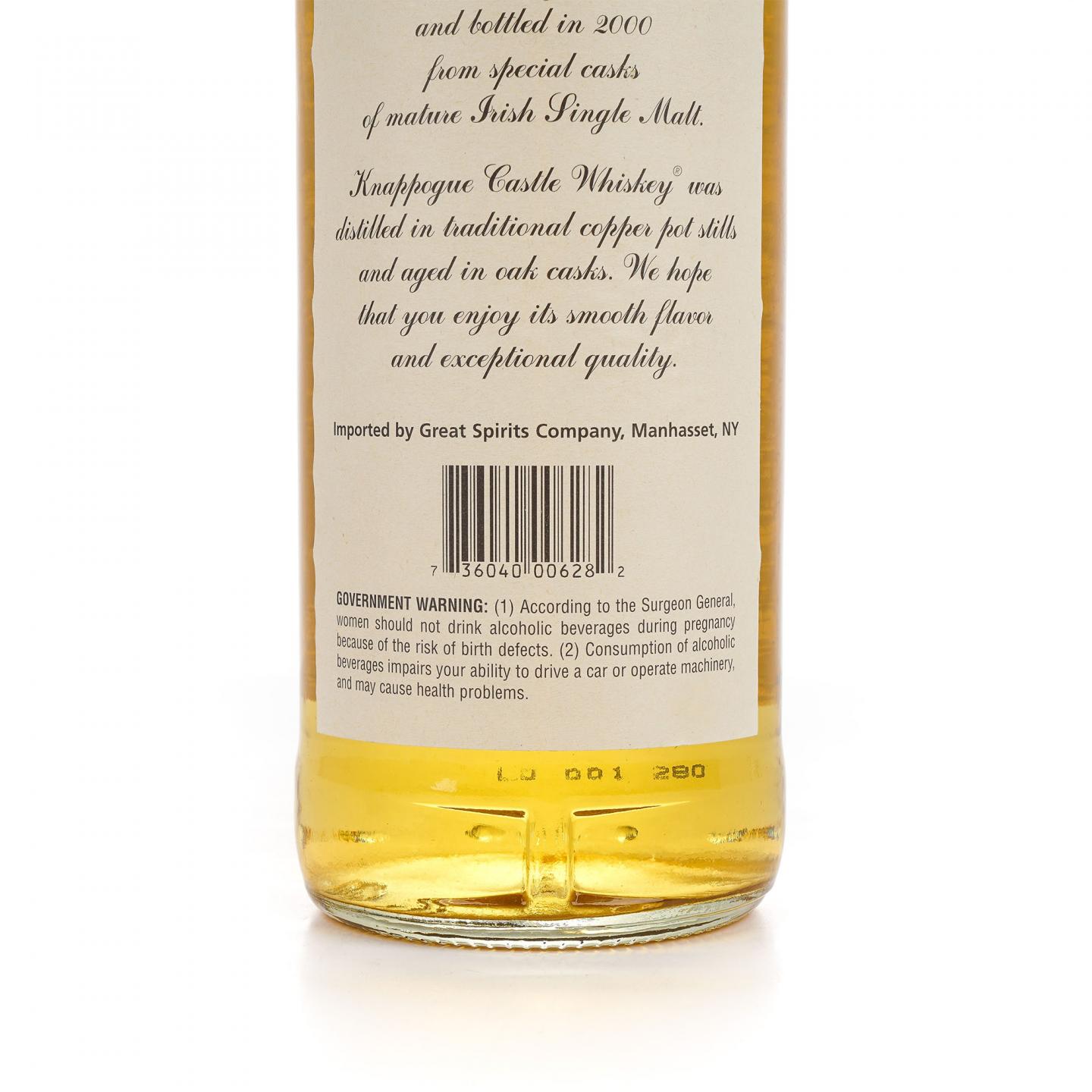 Knappogue Castle 1992-2000 爱尔兰威士忌 750ml