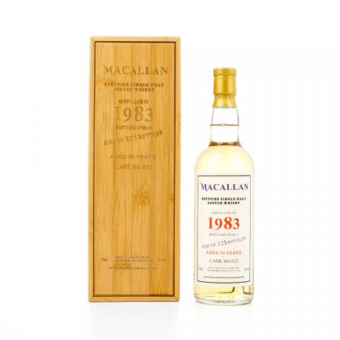 秘密斯佩塞 30年 1983-2013 Machrihanish高尔夫俱乐部 桶号#632 木盒