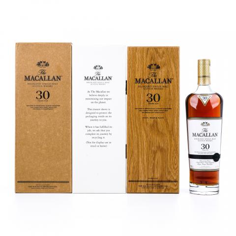 【附X光图】Macallan 麦卡伦 30年 2023 黑腰带 雪莉桶 木盒
