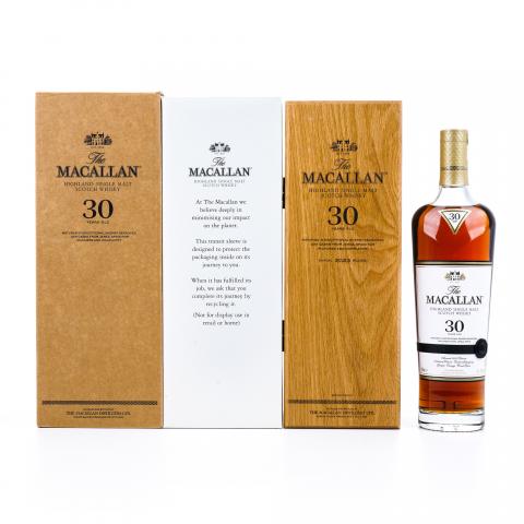 【附X光图】Macallan 麦卡伦 30年 2023 黑腰带 雪莉桶 木礼盒