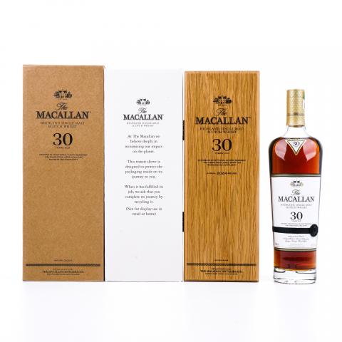 【附X光图】Macallan 麦卡伦 30年 2024 雪莉桶 黑腰带 木盒