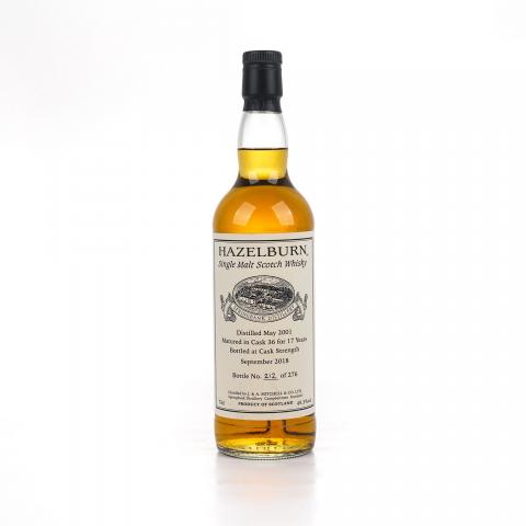 Hazelburn 哈索本 17年 2001-2018 桶强 私人桶