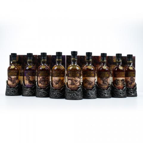 Loch Lomond 罗曼湖 龙年限定版 陈容《九龙图》 9瓶组