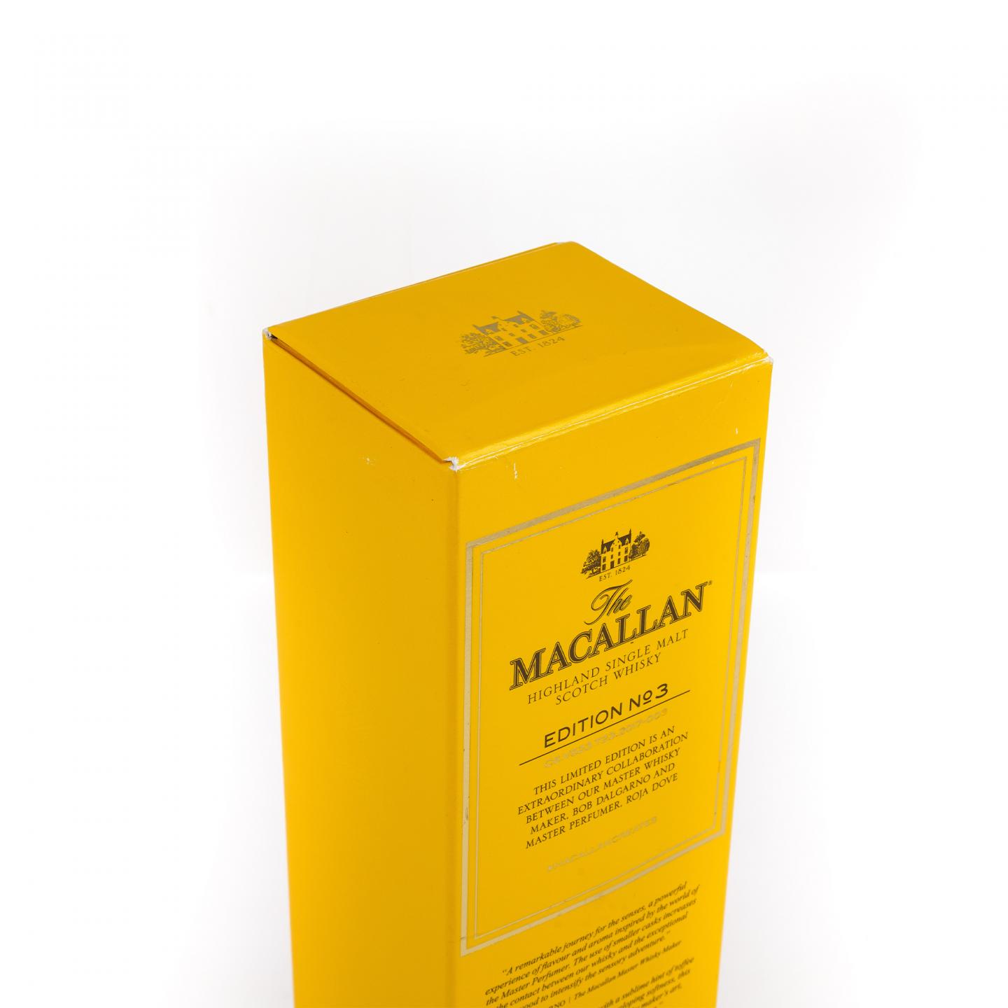 Macallan 麦卡伦 2017 Edition No.3 750ml