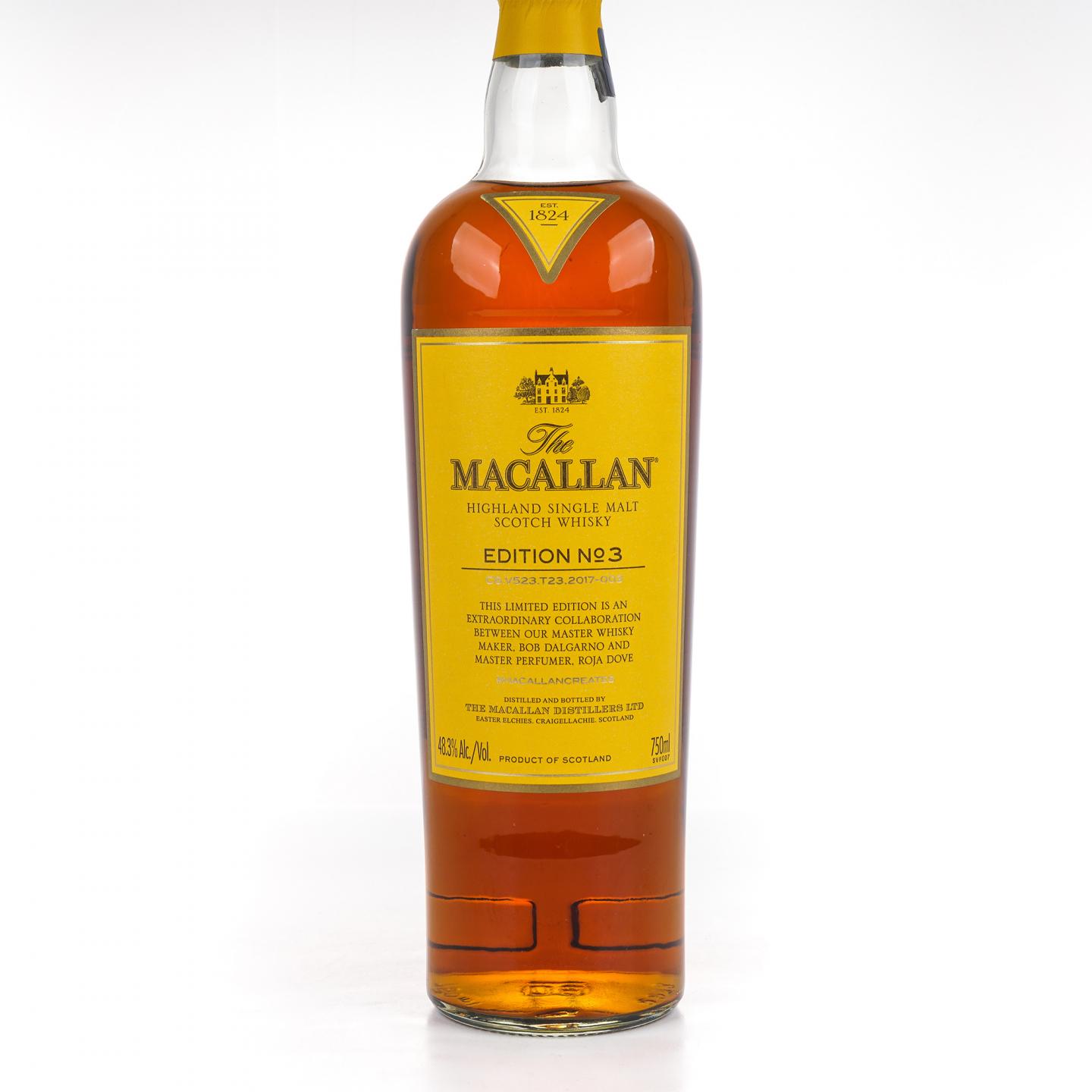 Macallan 麦卡伦 2017 Edition No.3 750ML