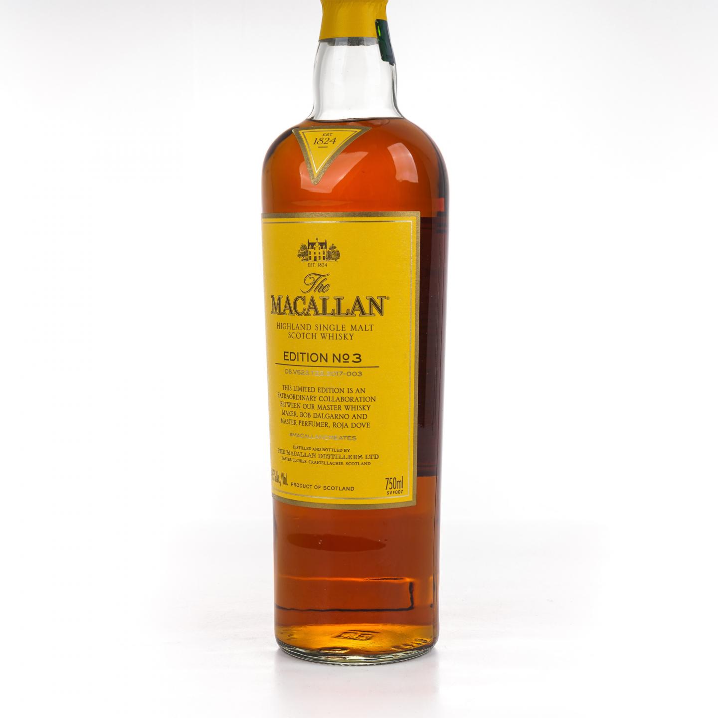 Macallan 麦卡伦 2017 Edition No.3 750ML