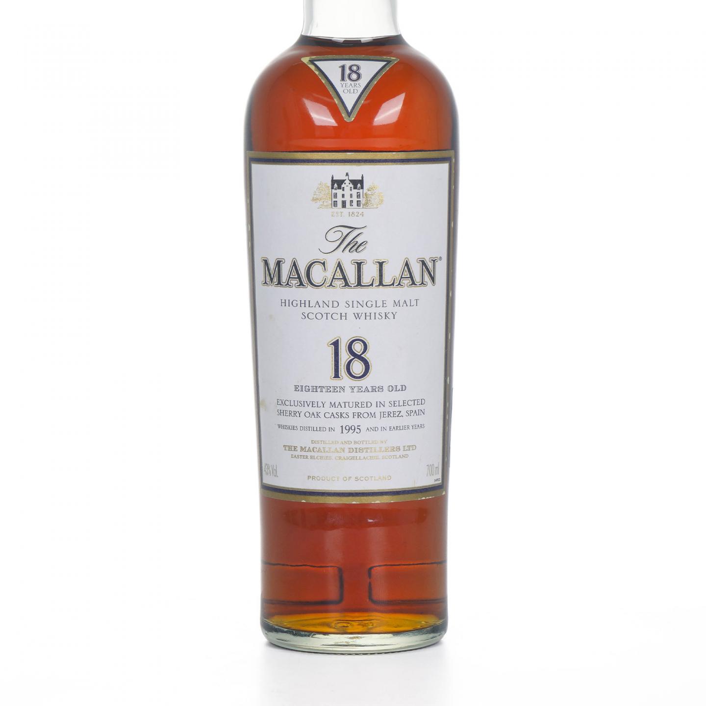 Macallan 麦卡伦 18年 1995 雪莉桶
