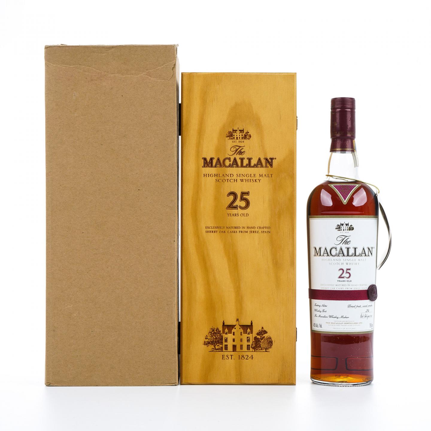 Macallan 麦卡伦 25年 雪莉桶 红腰带 750ml