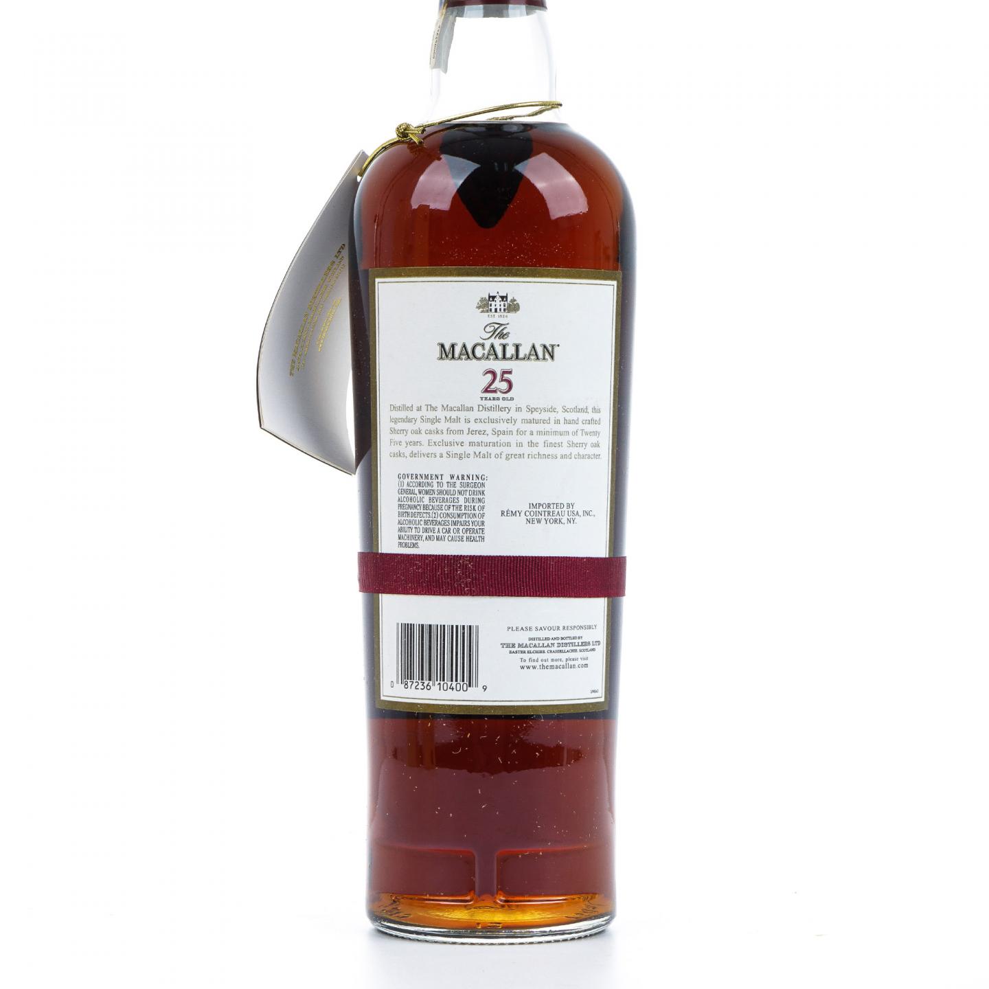 Macallan 麦卡伦 25年 雪莉桶 红腰带 750ml
