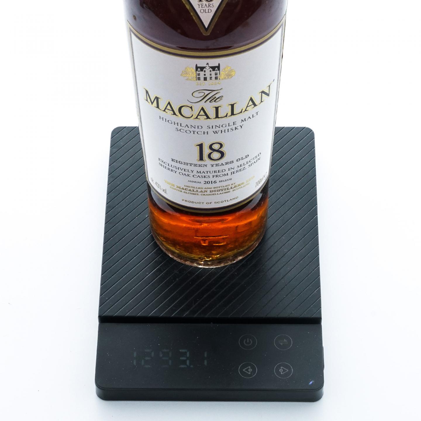 Macallan 麦卡伦 18年 2016 雪莉桶