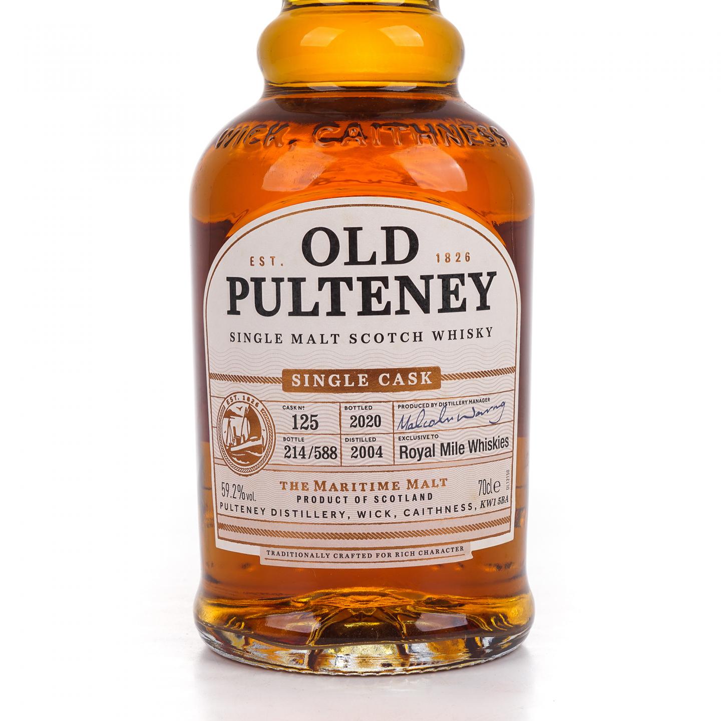 Old Pulteney 老富特尼 2004-2020 单桶#125