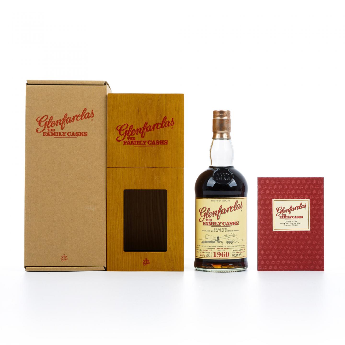 Glenfarclas 格兰花格 1960-2014 家族桶 雪莉桶#1775