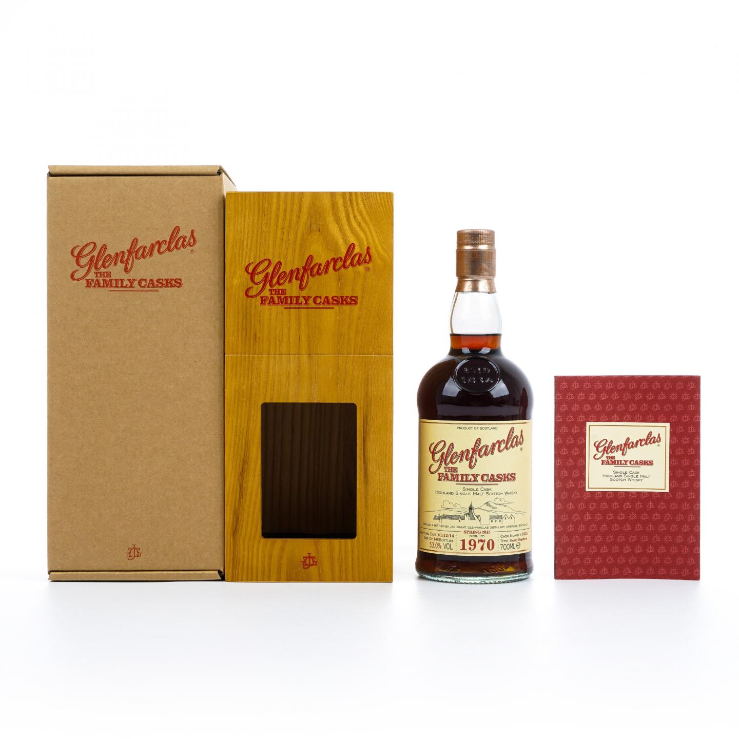 Glenfarclas 格兰花格 1970-2014 家族桶 雪莉桶#2026