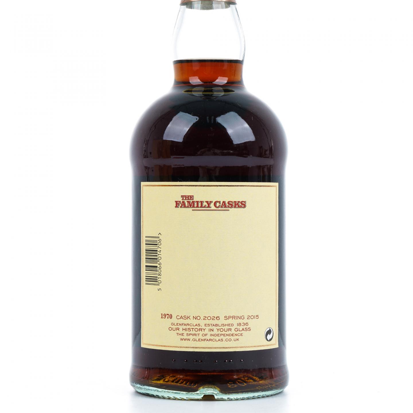 Glenfarclas 格兰花格 1970-2014 家族桶 雪莉桶#2026