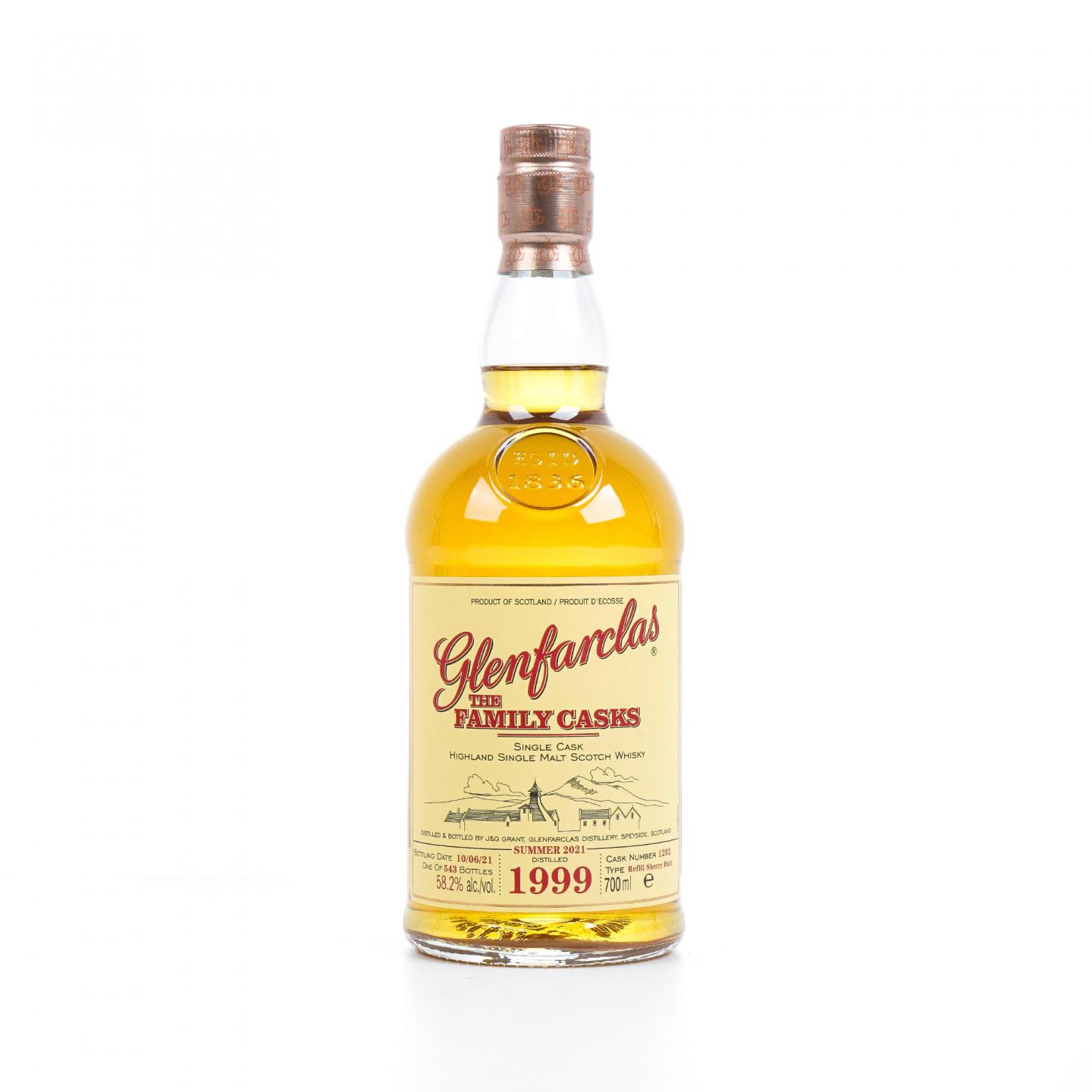Glenfarclas 格兰花格 1999-2021 家族桶 雪莉桶#1202