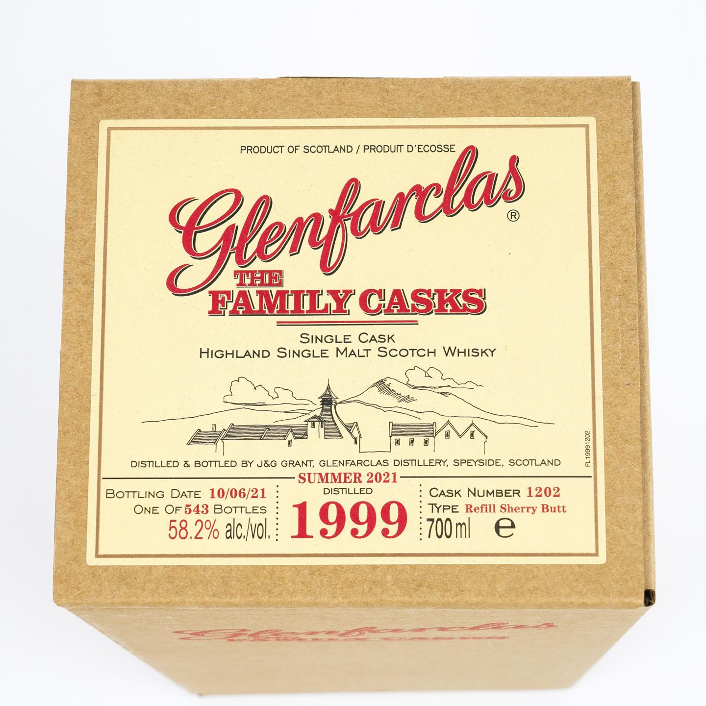 Glenfarclas 格兰花格 1999-2021 家族桶 雪莉桶#1202