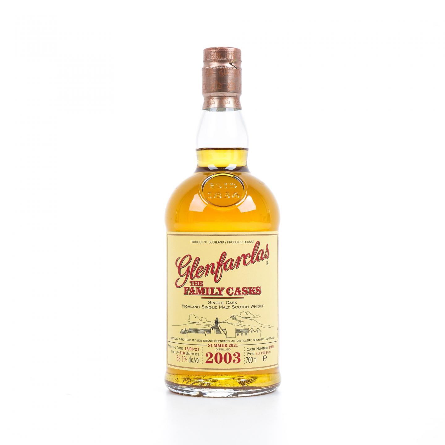 Glenfarclas 格兰花格 2003-2021 家族桶#1964