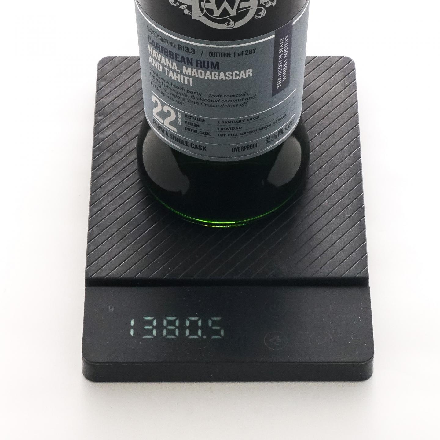 SMWS R13.3 Caroni 22年 1998 朗姆酒