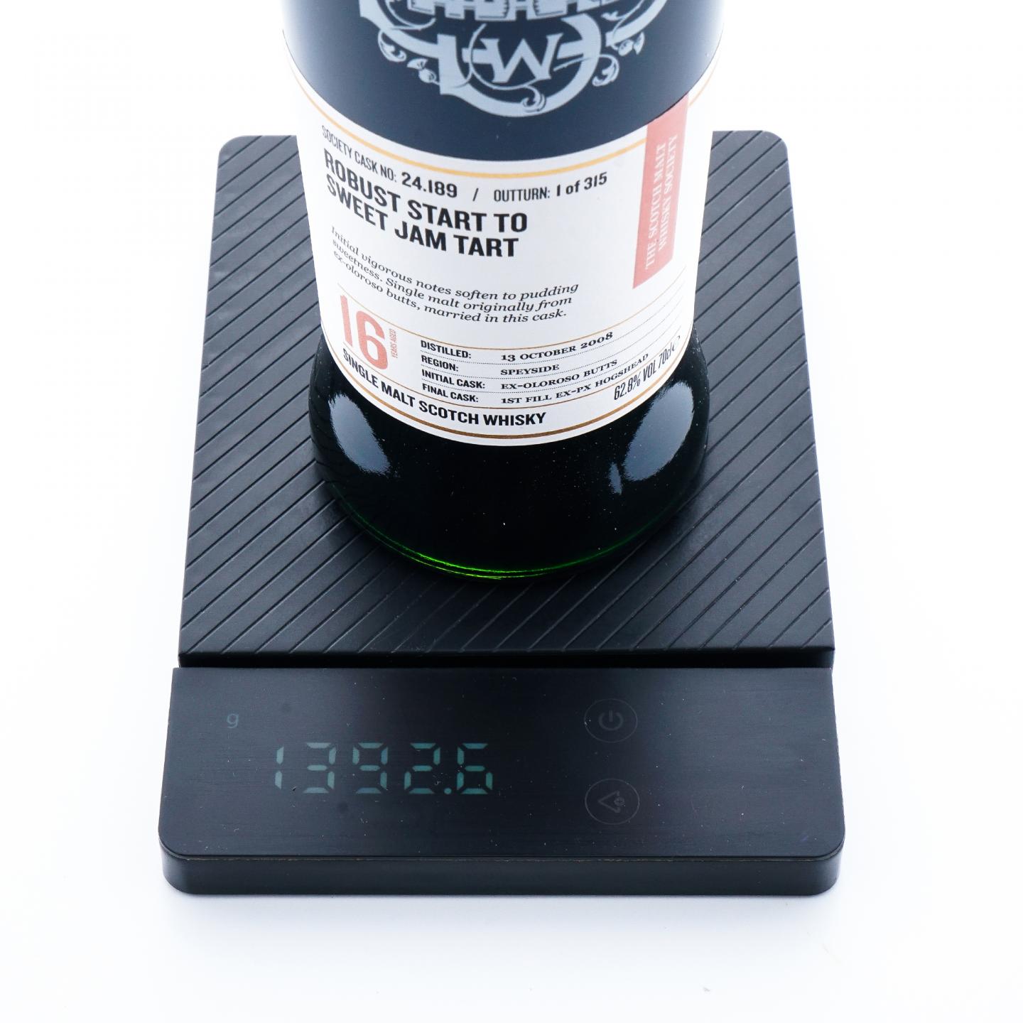 SMWS 24.189 麦卡伦 16年 2008 雪莉桶 行货