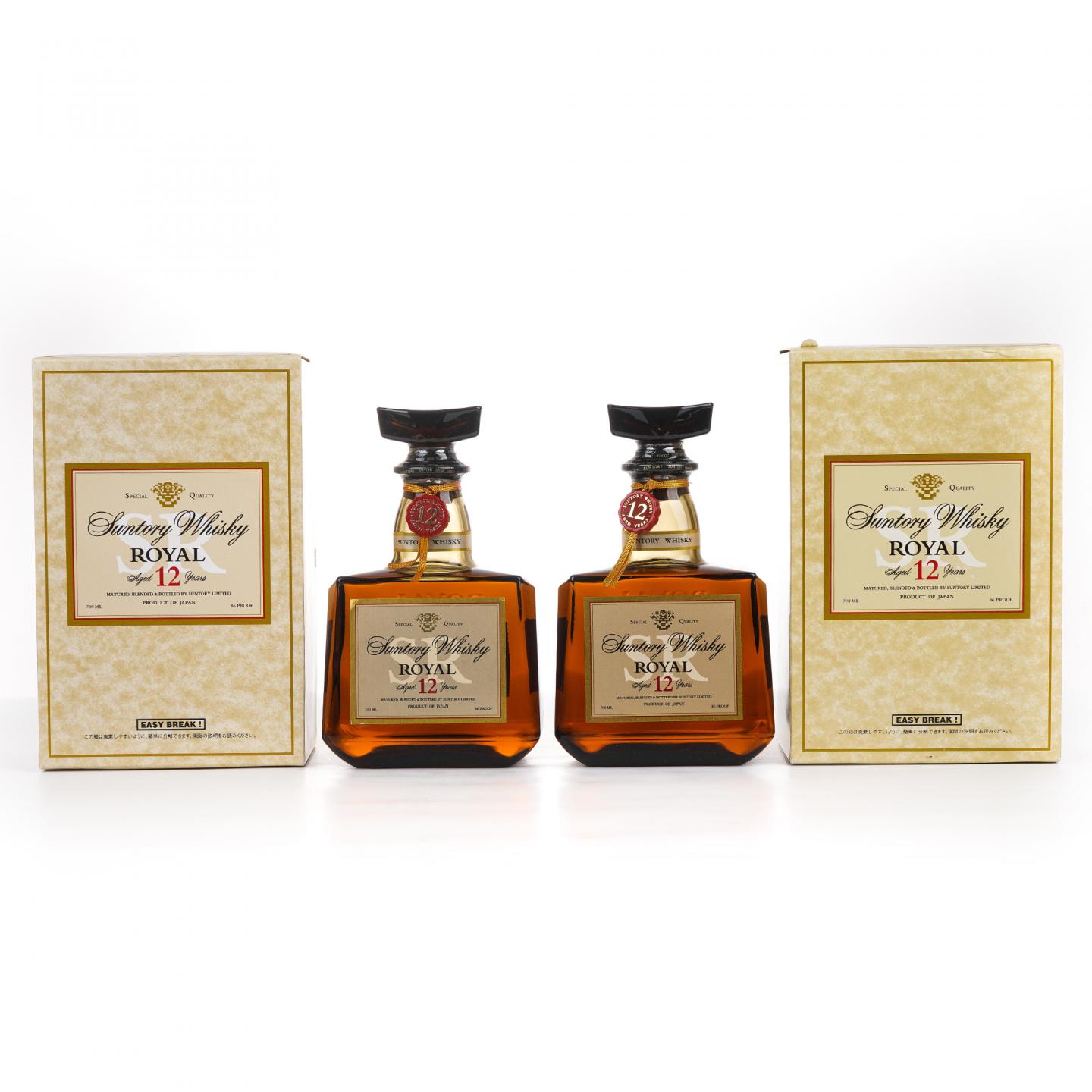 三得利 金花 Royal 12年 SR 2支组