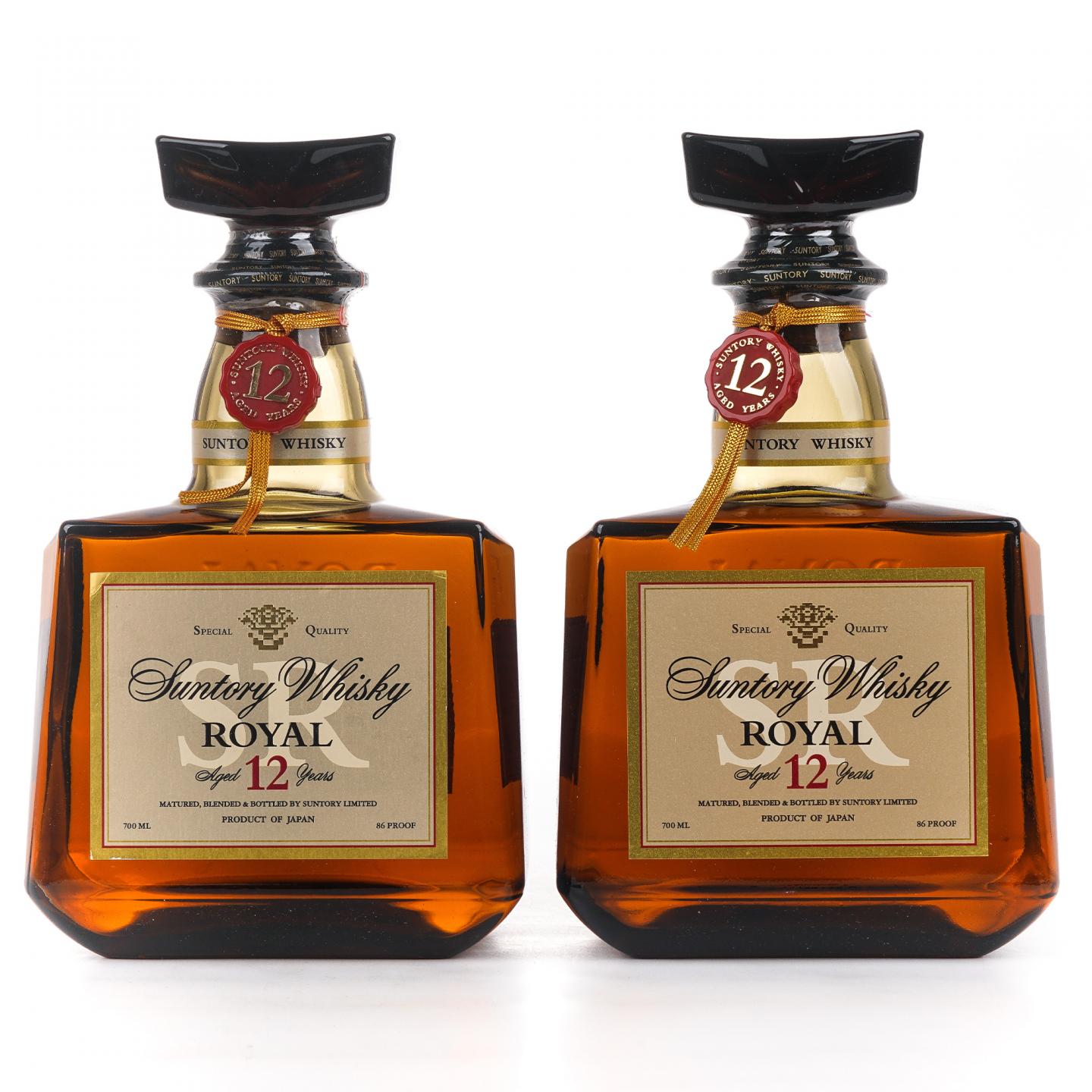 三得利 金花 Royal 12年 SR 2支组