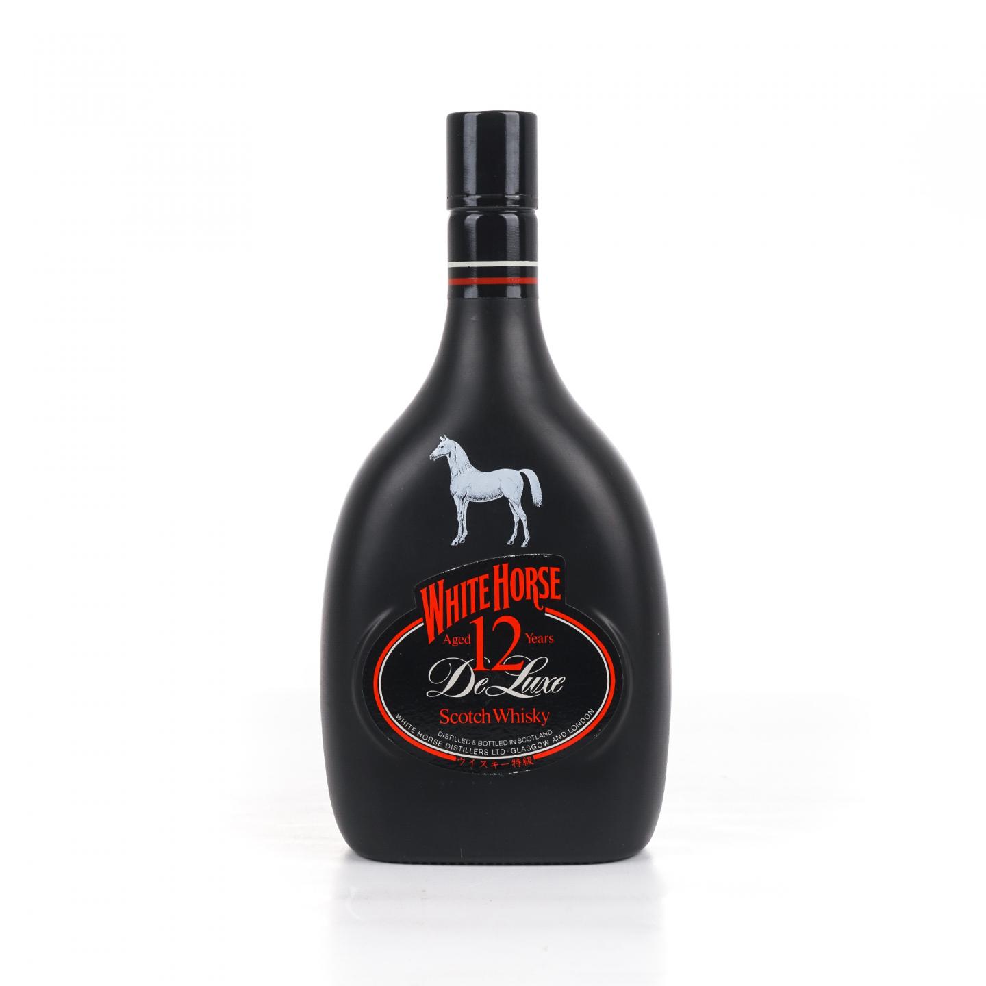 White Horse 白马 12年 1980s 特级 黑瓷瓶 750ml