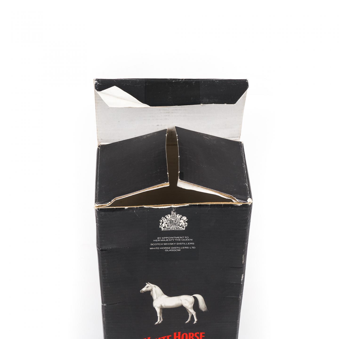 White Horse 白马 12年 1980s 特级 黑瓷瓶 750ml