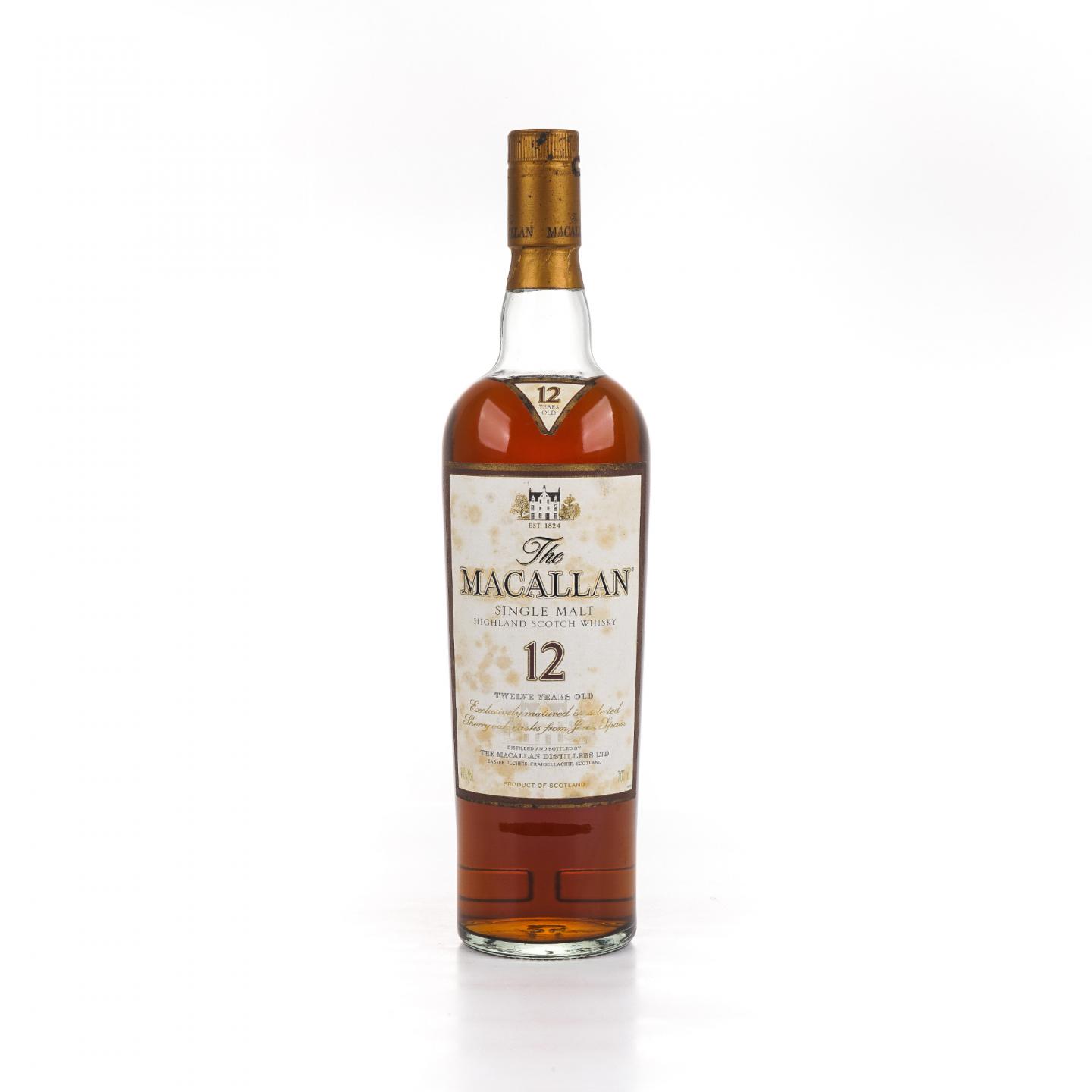 Macallan 麦卡伦 12年 雪莉桶 草写版