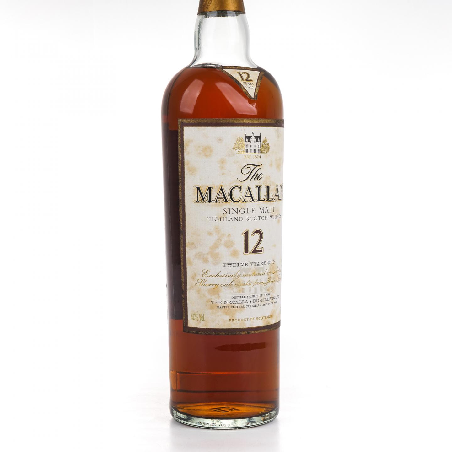 Macallan 麦卡伦 12年 雪莉桶 草写版