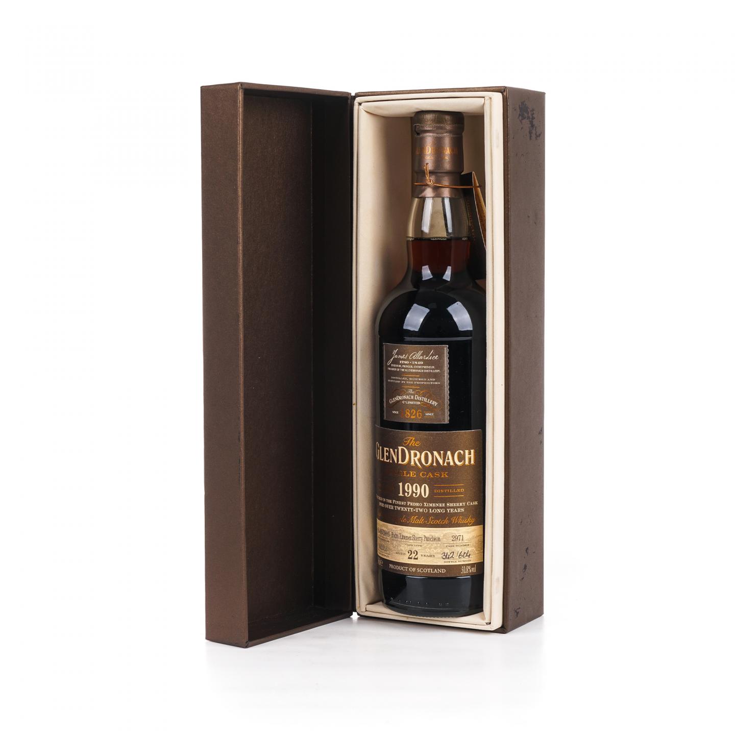 Glendronach 格兰多纳 22年 1990-2013 雪莉单桶#2971