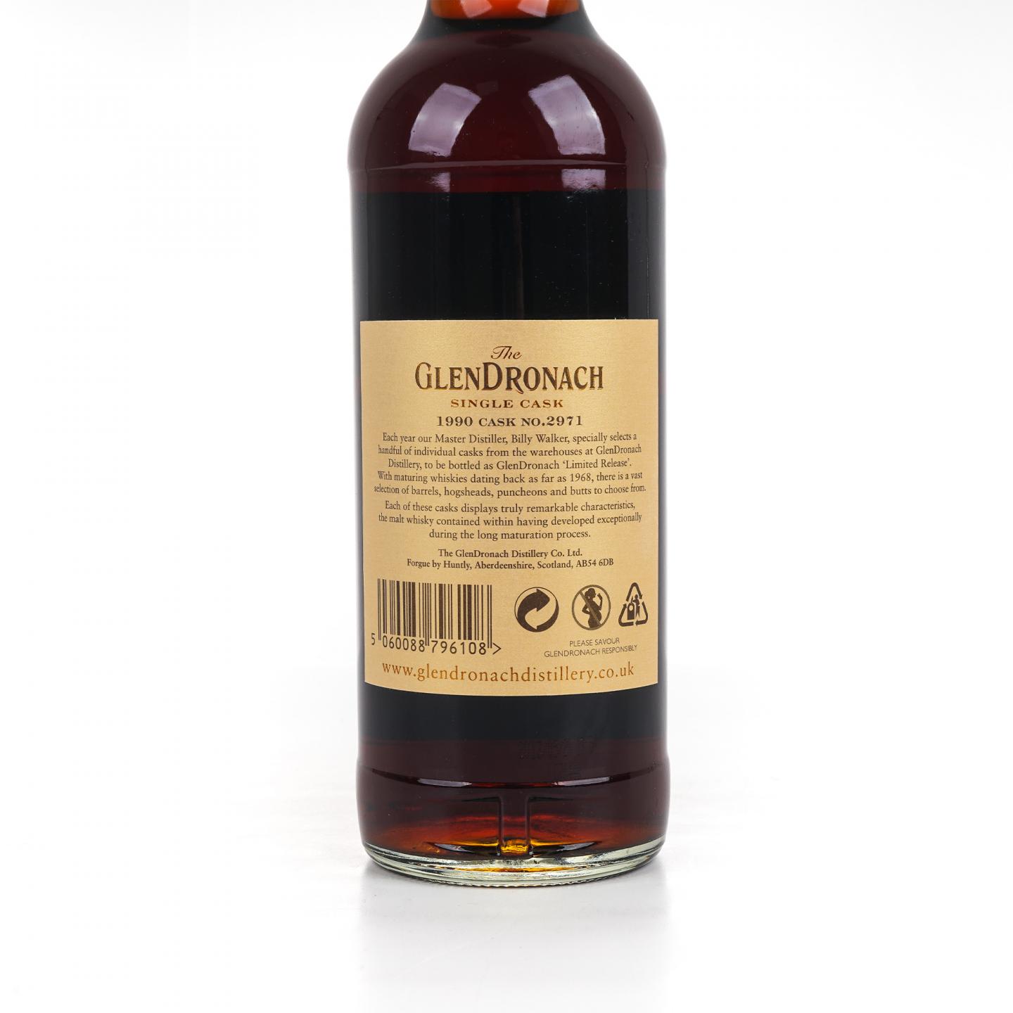 Glendronach 格兰多纳 22年 1990-2013 雪莉单桶#2971