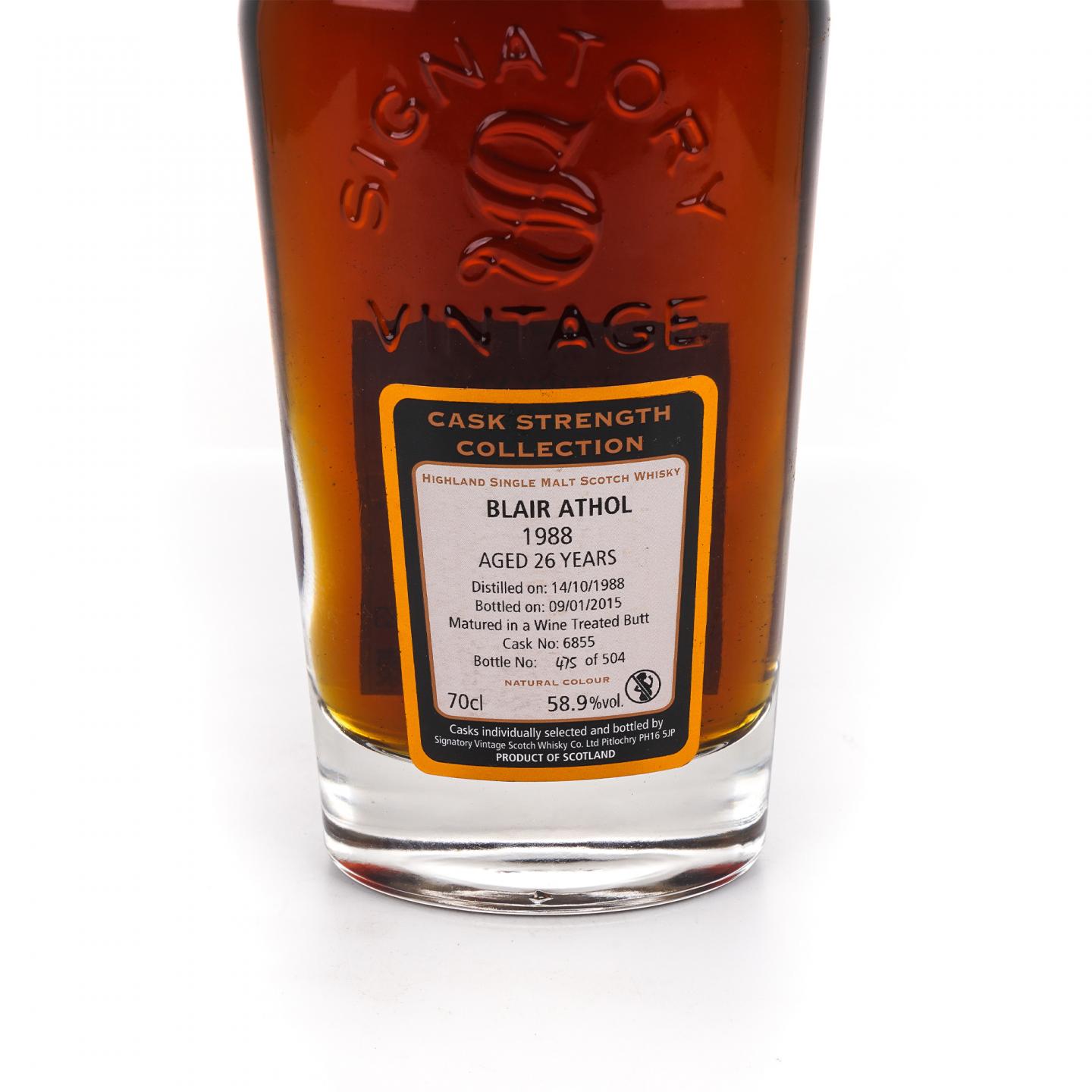 Blair Athol 布莱尔阿苏 26年 1988-2015 SV#6855 桶强