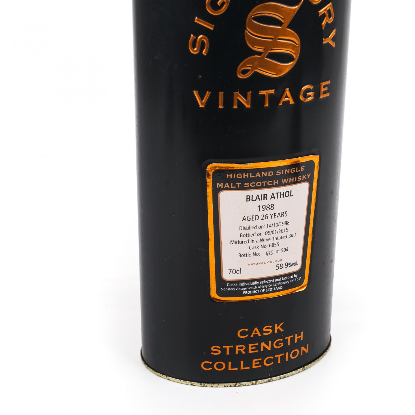 Blair Athol 布莱尔阿苏 26年 1988-2015 SV#6855 桶强