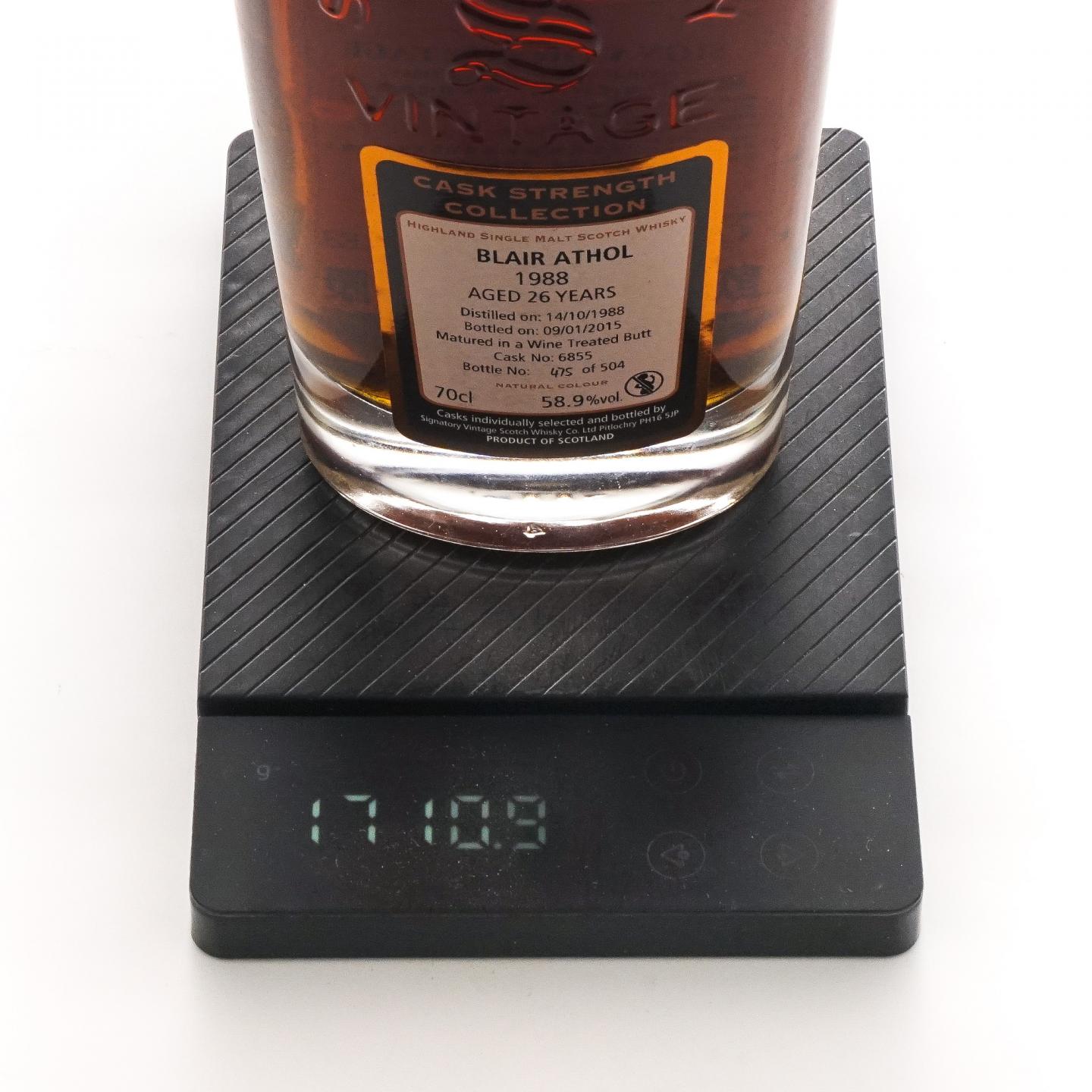 Blair Athol 布莱尔阿苏 26年 1988-2015 SV#6855 桶强