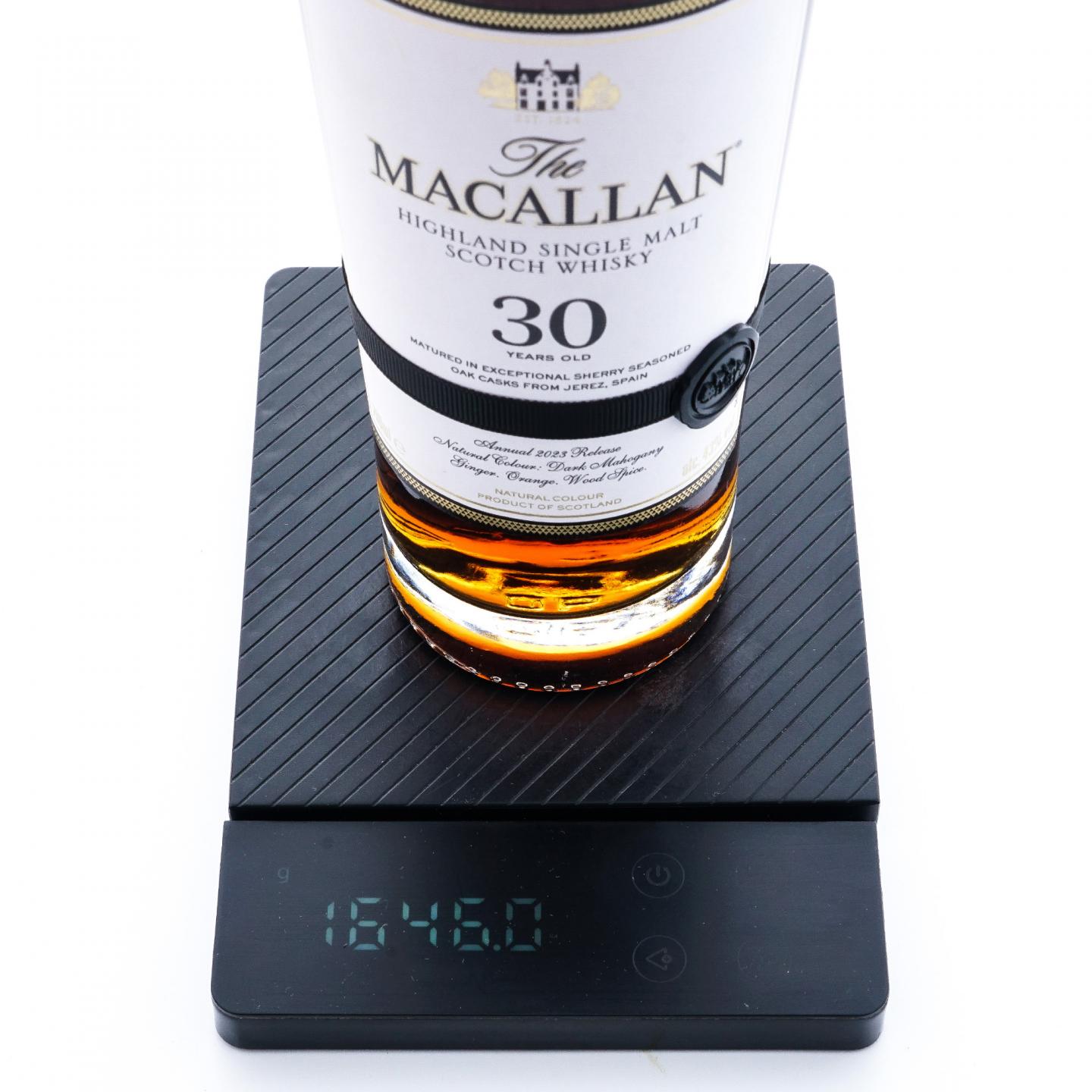 【附X光图】Macallan 麦卡伦 30年 2023 黑腰带 雪莉桶 木礼盒