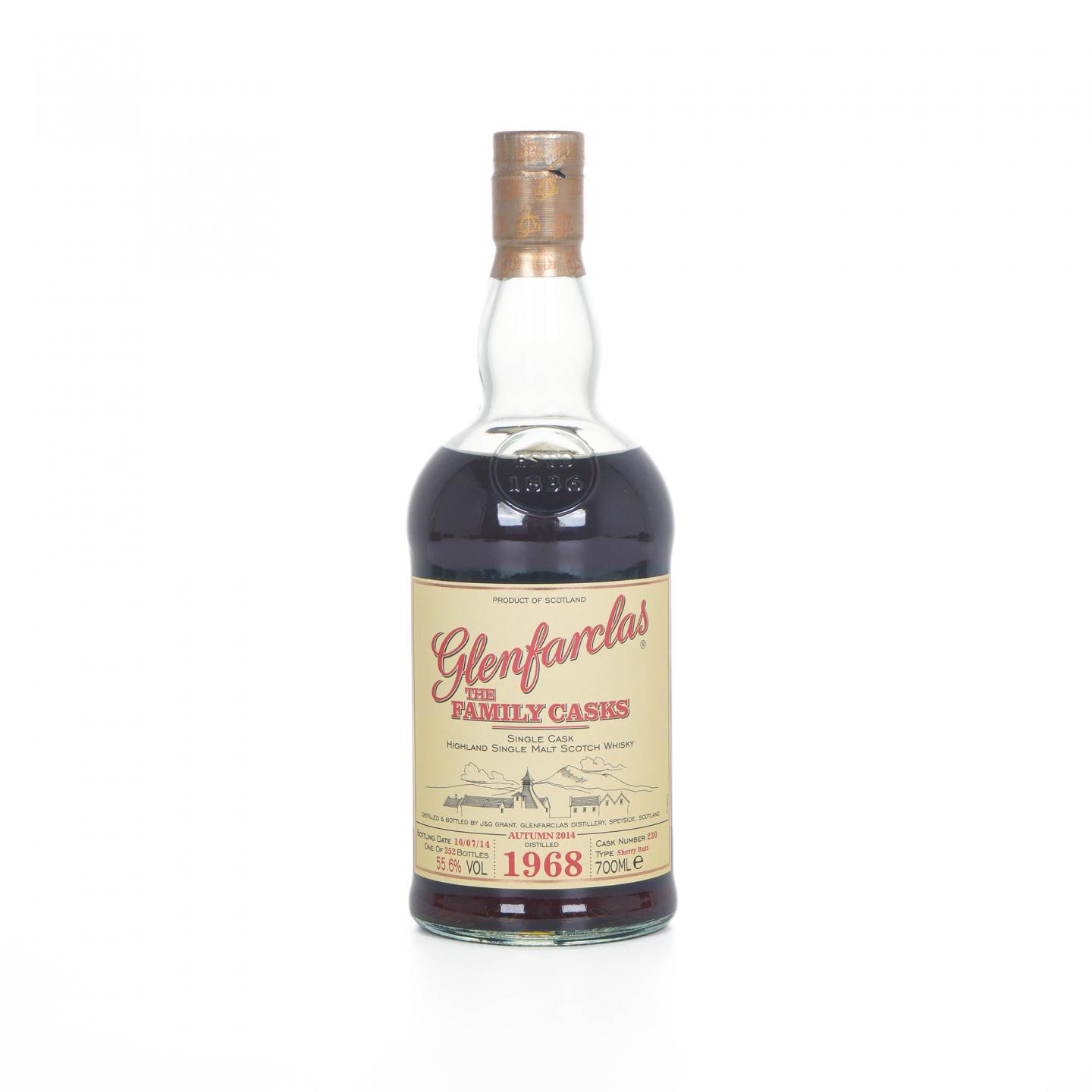 Glenfarclas 格兰花格 1968-2014 家族桶 雪莉单桶#230