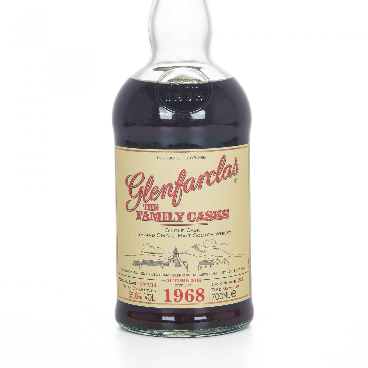 Glenfarclas 格兰花格 1968-2014 家族桶 雪莉单桶#230