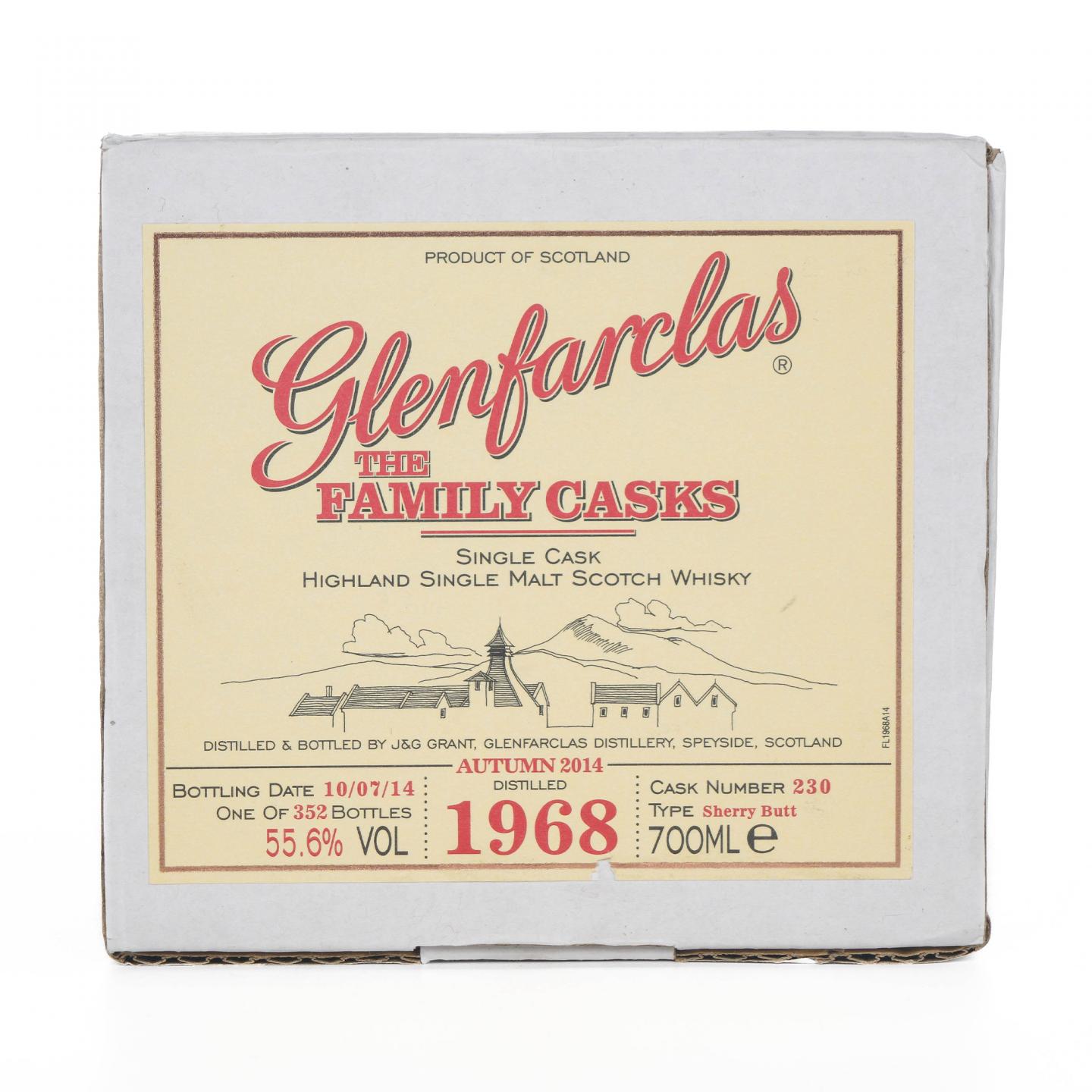 Glenfarclas 格兰花格 1968-2014 家族桶 雪莉单桶#230