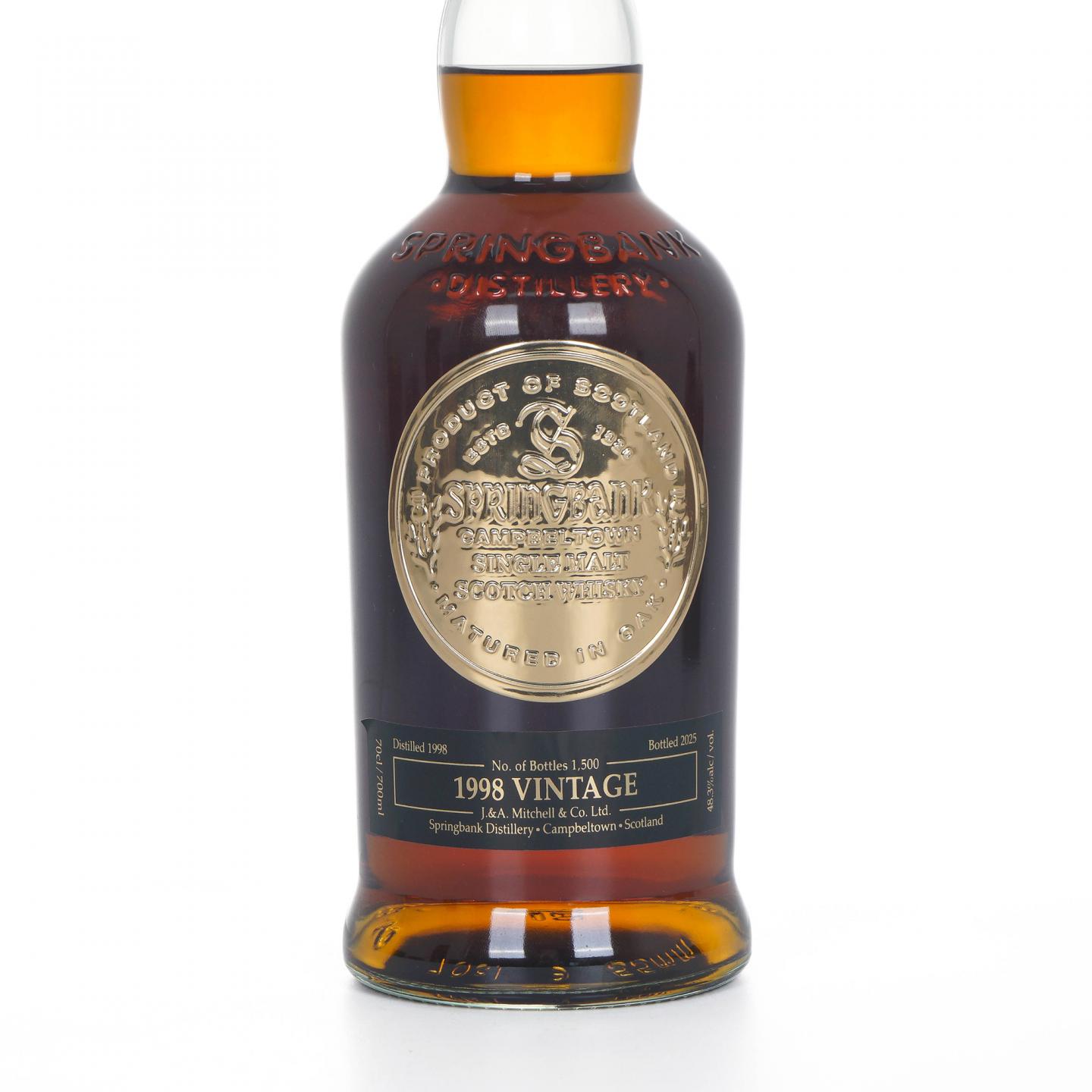 Springbank 云顶 1998-2025 Vintage 限量版