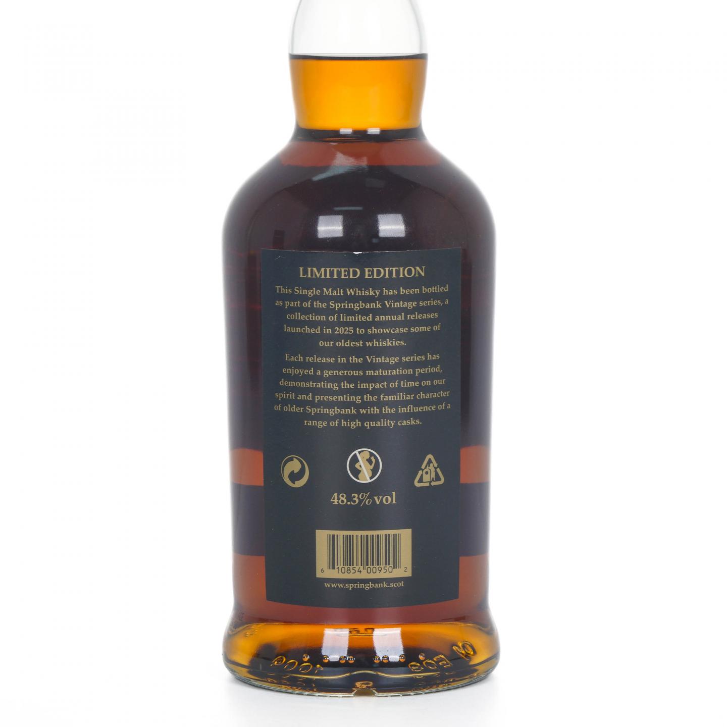 Springbank 云顶 1998-2025 Vintage 限量版