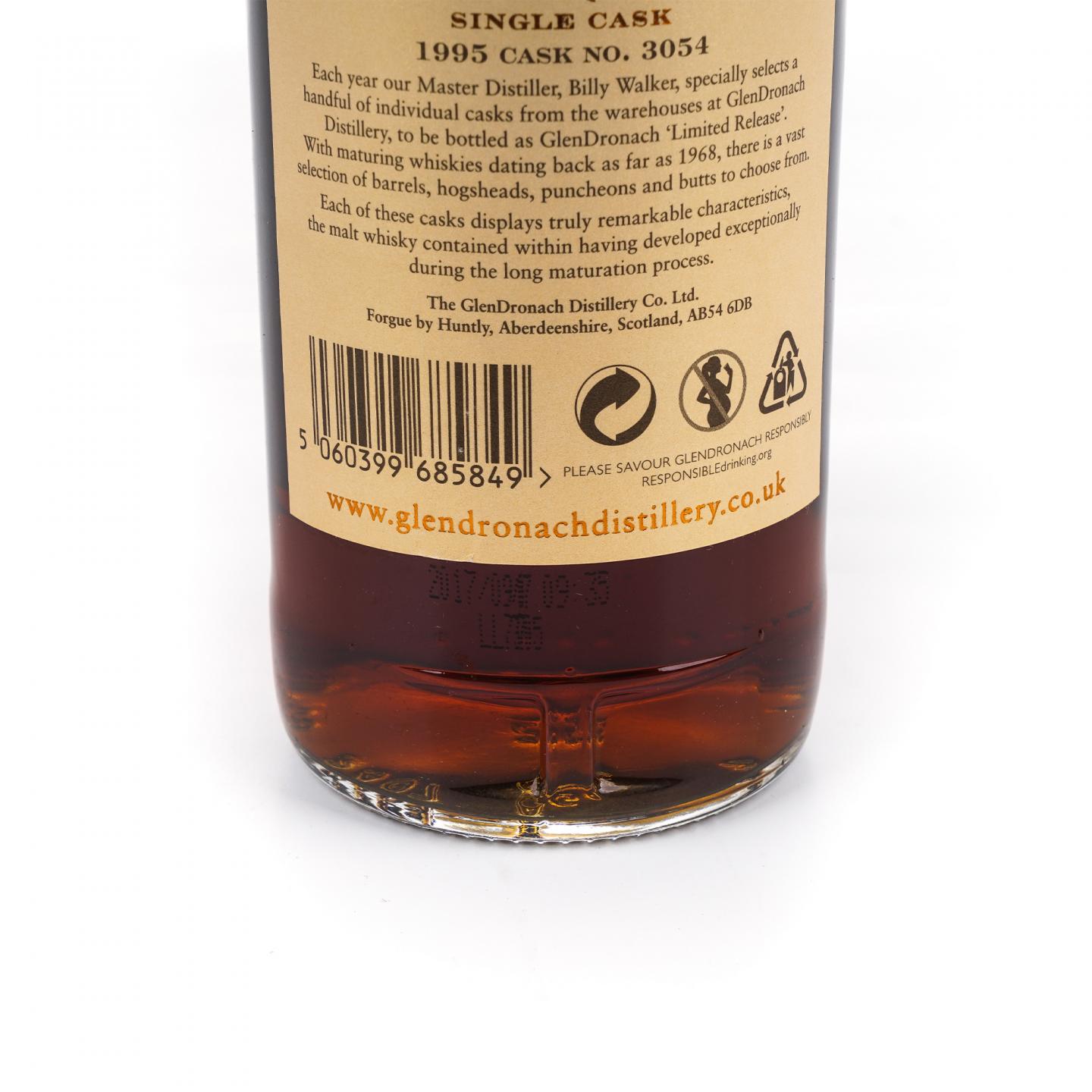 Glendronach 格兰多纳 22年 1995-2017 单桶#3054