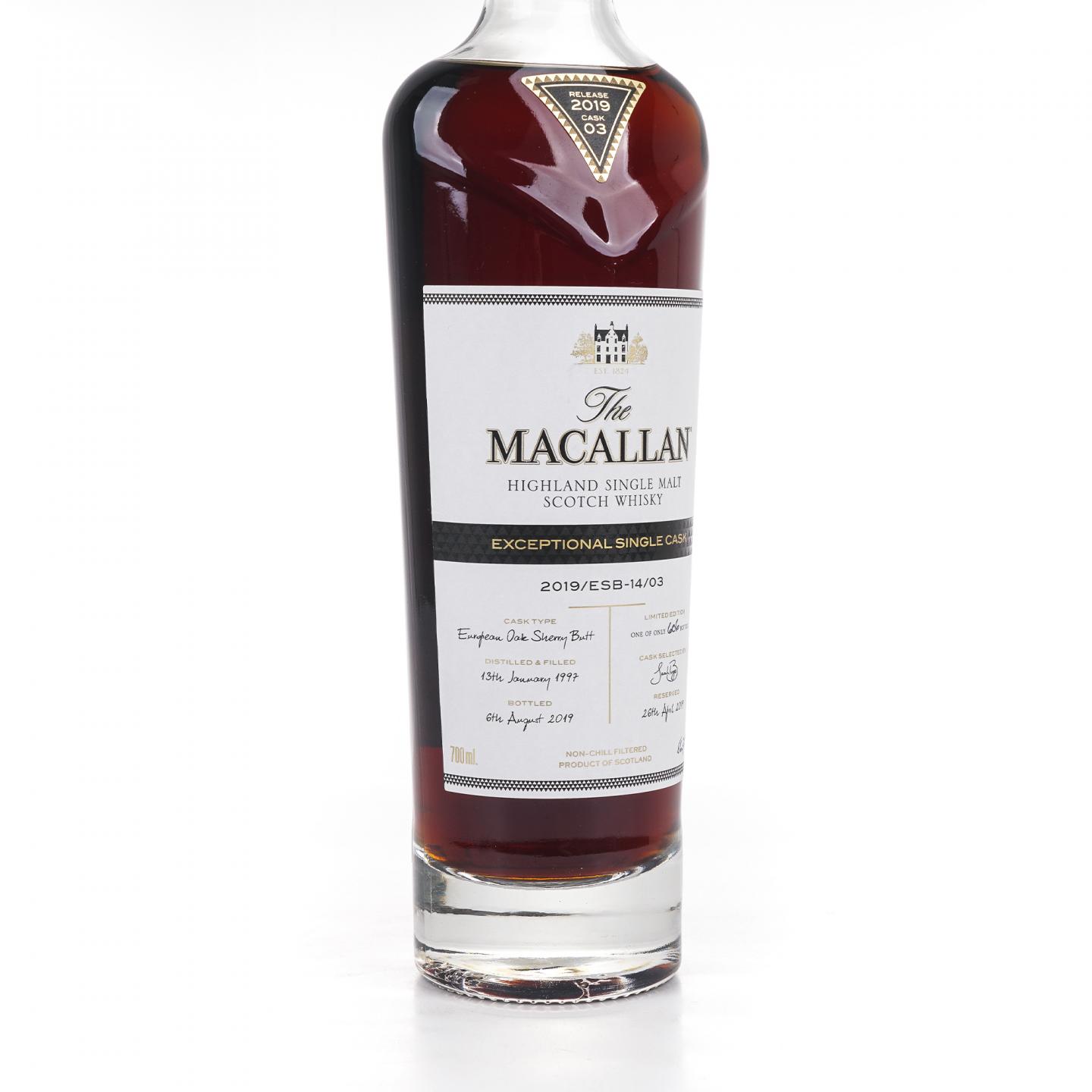 Macallan 麦卡伦 1997-2019 ESC单桶 56.7%