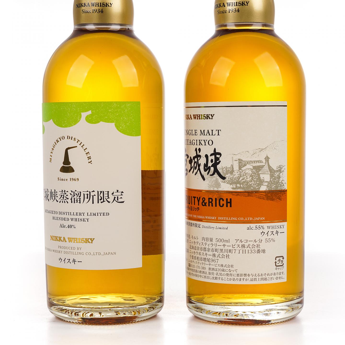 宫城峡 蒸馏所限定/Fruity & Rich 500ml 2支组