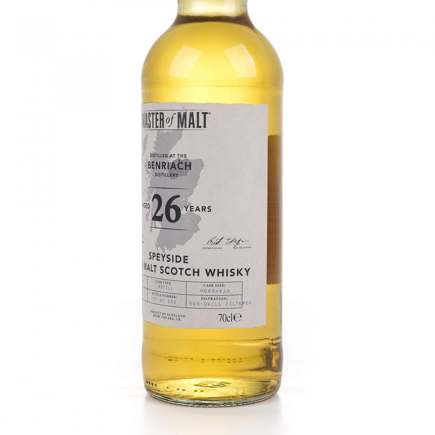 Benriach 本利亚克 26年 1996-2022 Master of Malt